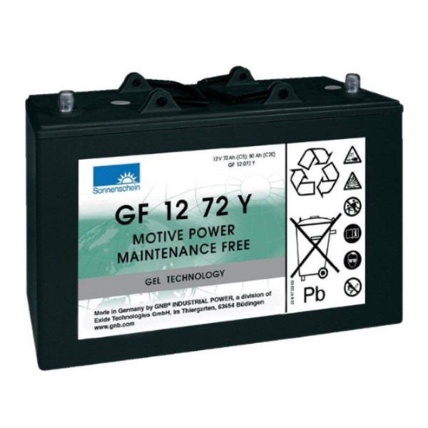 Sonneschein Sonnenschein GF12 72 Y / GF12 072 Y Gel accu (12V, 80Ah)  ASO01113 - 1