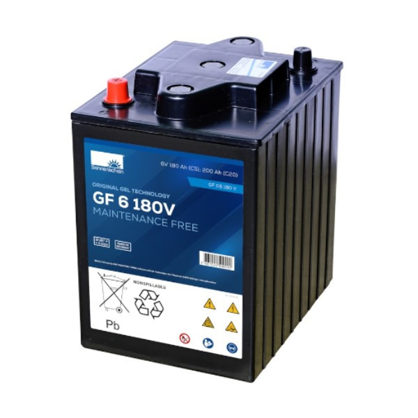 Sonnenschein GF6-180V / GF6 180 V Deep Cycle Gel accu (6V, 200 Ah) ASO01048 - 1