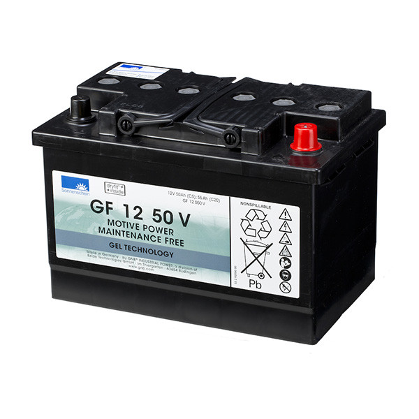 Sonnenschein GF 12 50 V / GF1250V Gel accu (12V, 55 Ah)
