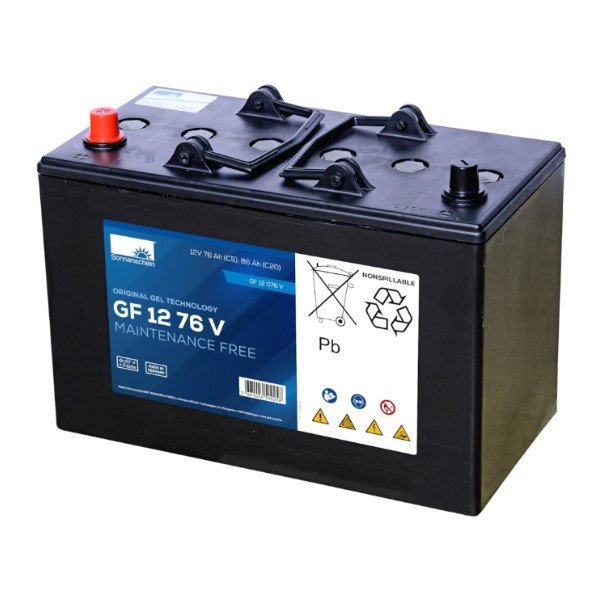 Sonnenschein GF 12 76 V / GF1276V Deep Cycle Gel accu (12V, 86 Ah) ASO01052 - 1