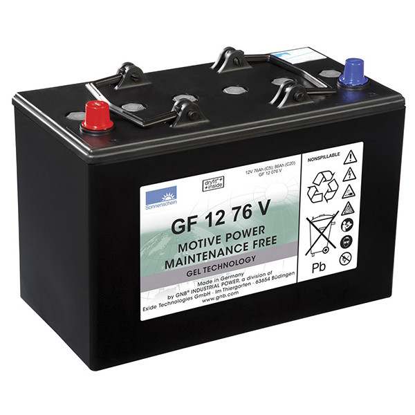 Sonneschein Sonnenschein GF 12 76 V / GF1276V Gel accu (12V, 86 Ah)  ASO01052 - 1