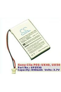 Sony 1-756-381-11 / UP553 accu (850 mAh, 123accu huismerk)  ASO00115 - 1