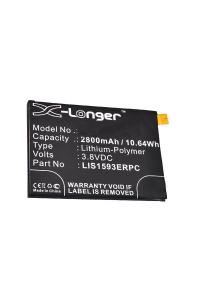 Sony 1294-1249 / LIS1593ERPC accu (2800 mAh, 123accu huismerk)  ASO00796