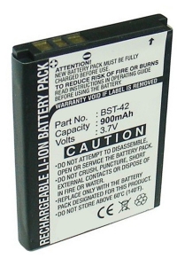 Sony BST-42 accu (900 mAh, 123accu huismerk)  ASO00775