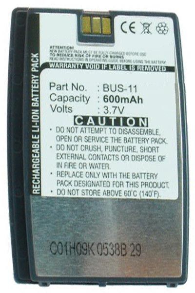 Sony Ericsson BHC-10 / BSL-10 / BUS-11 accu (600 mAh, 123accu huismerk)  ASO00692 - 1