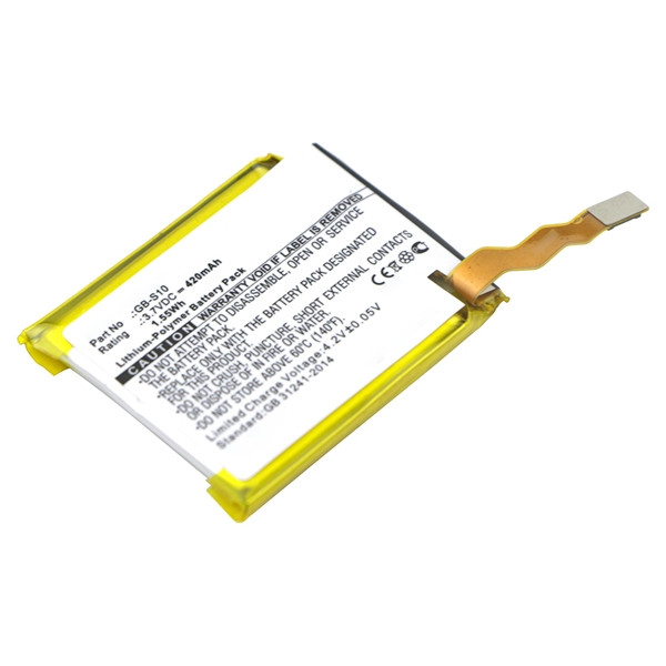 Sony GB-S10 / GB-S10-353235-0100 accu (3.7 V, 280 mAh, 123accu huismerk)  ASO00837 - 1