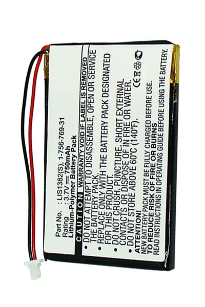 Sony LIS1382(S) / 1-756-769-31 / 9702A50844 accu (680 mAh, 123accu huismerk)  ASO00414 - 1