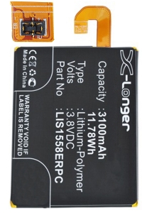 Sony LIS1558ERPC accu (3100 mAh, 123accu huismerk)  ASO00463