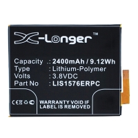 Sony LIS1576ERPC accu (2400 mAh, 123accu huismerk)  ASO00555