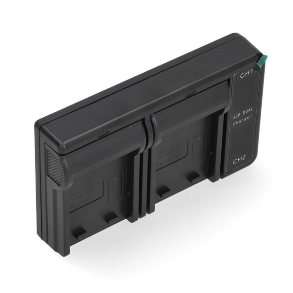 Sony NP-BD1 / NP-FD1 / NP-FR1 / NP-FT1 USB-C double slot oplader (123accu huismerk) ASO01218 - 2