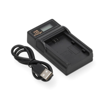 Sony NP-BD1 / NP-FD1 / NP-FR1 / NP-FT1 USB-C single slot oplader (123accu huismerk) ASO01207