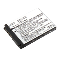 Sony NP-BD1 / NP-FD1 accu (3.7 V, 680 mAh, 123accu huismerk)  ASO00046