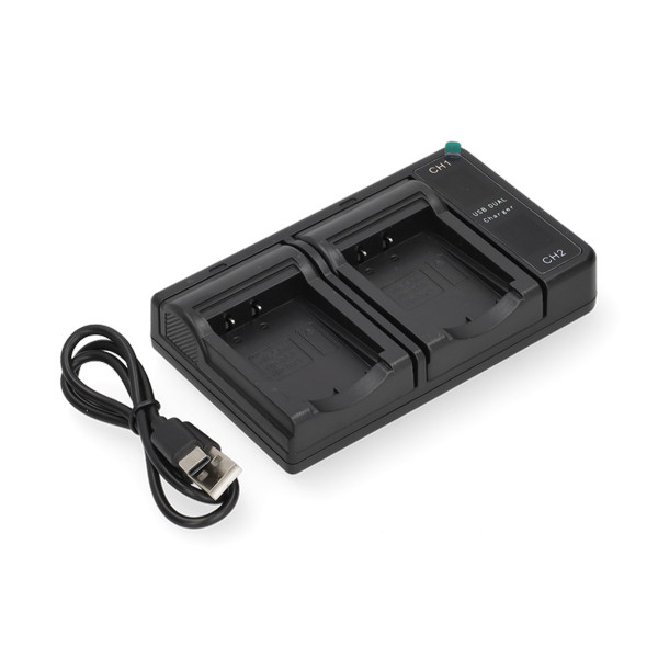 Sony NP-BG1 / NP-FG1 USB-C double slot oplader (4.2V, 0.7A, 123accu huismerk) ASO01215 - 1