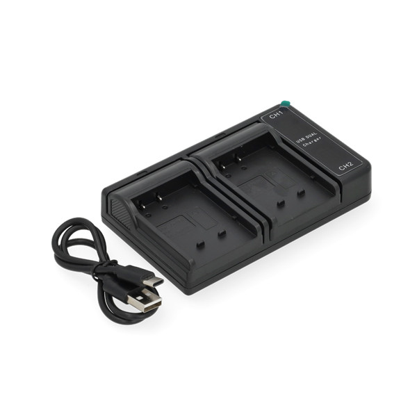 Sony NP-BN1 / BC-CSN USB-C double slot oplader (4.2V, 0.7A, 123accu huismerk) ASO01213 - 1