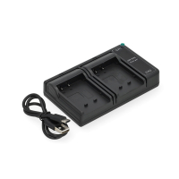 Sony NP-BN1 / BC-CSN USB-C double slot oplader (4.2V, 0.7A, 123accu huismerk) ASO01213