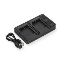 Sony NP-BY1 USB-C double slot oplader (4.2V, 0.7A, 123accu huismerk) ASO01219