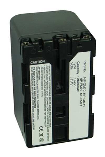 Sony NP-FM70 / NP-FM71 / NP-QM71 accu (2800 mAh, 123accu huismerk)  ASO00403 - 1