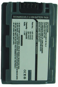 Sony NP-FP50 / NP-FP30 / NP-FP70 accu (7.4 V, 750 mAh, 123accu huismerk) ASO00406 - 1