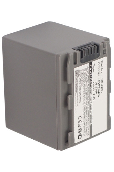 Sony NP-FP90 / NP-FP91 accu (2100 mAh, 123accu huismerk)  ASO00407 - 1