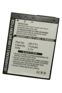 Sony NP-FT1 accu (710 mAh, 123accu huismerk)  ASO00047