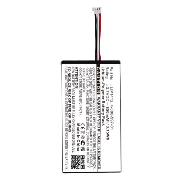 Sony Playstation Portable LIP1412 accu (3.7 V, 850 mAh, 123accu huismerk)  ASO00226 - 1