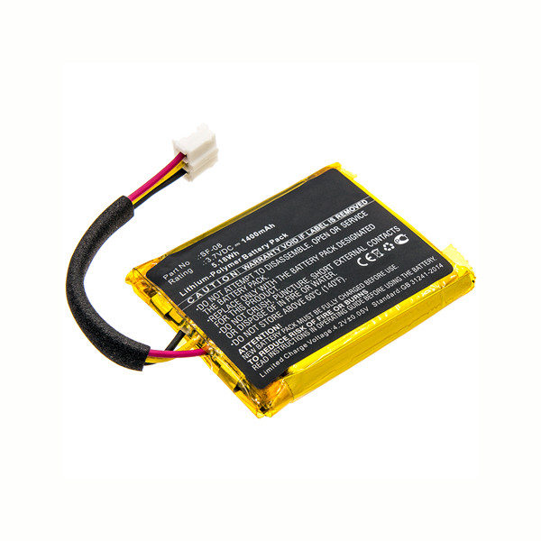 Sony SF-08 accu (3.7 V, 1400 mAh, 123accu huismerk) ASO01017 - 1