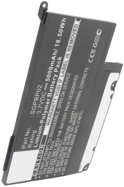 Sony SGPBP02 accu (5000 mAh, 123accu huismerk)  ASO00215 - 1