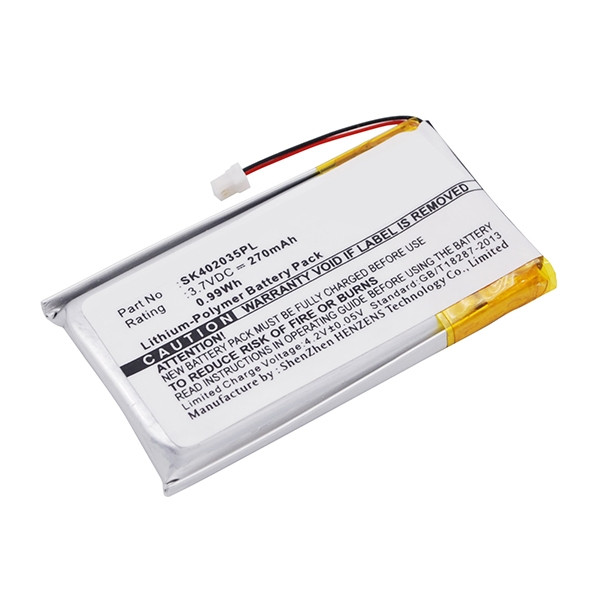 Sony SK402035PL accu (3.7 V, 270 mAh, 123accu huismerk)  ASO00794 - 1