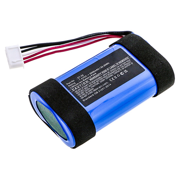 Sony ST-06 accu (7.4 V, 3000 mAh, 123accu huismerk) ASO01081 - 1