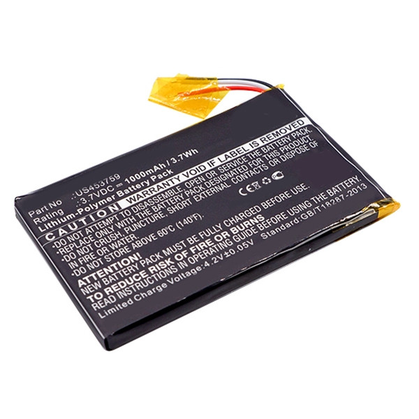 Sony US453759 accu (1000 mAh, 123accu huismerk)  ASO00819 - 1