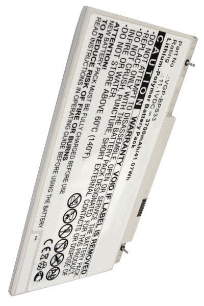 Sony VGP-BPS33 accu (11.1 V, 3760 mAh, 123accu huismerk)  ASO00279 - 1