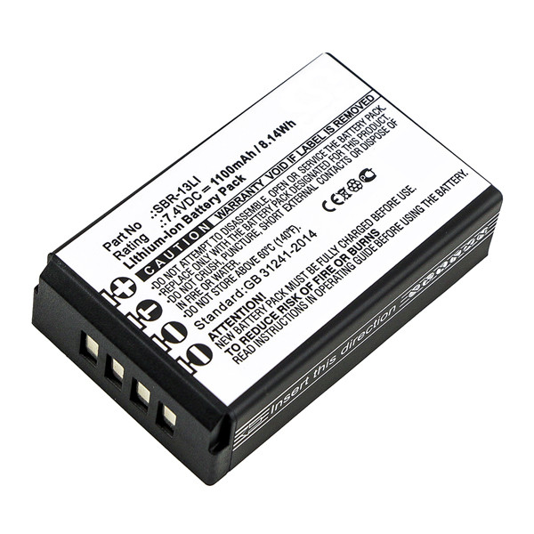 Standard Horizon SBR-13LI accu (1100 mAh, 123accu huismerk)  AST00032 - 1