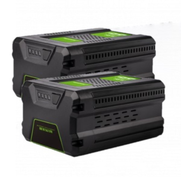 Starterkit: 2x Greenworks G60B5 / 60V Max accu's (60 V, 5.0 Ah, 123accu huismerk)  AGR00193 - 1