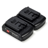 Starterset: 2x Bosch GBA 18V / 1600Z00035 accu's (18 V, 1.5 Ah, 123accu huismerk) ABO00438 - 1