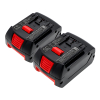 Starterset: 2x Bosch GBA 18V / 1600Z00037 accu's (18 V, 3.0 Ah, 123accu huismerk)