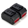 Starterset: 2x Bosch ProCORE 18 V accu's (18 V, 8.0 Ah, 123accu huismerk)