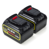 Starterset: 2x DeWalt DCB546-XJ / XR FlexVolt accu's (18V / 54V, 6.0Ah, 123accu huismerk)