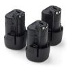 Starterset: 3x Bosch GBA 12V accu's (10.8V-12V, 3.0 Ah, 123accu huismerk)