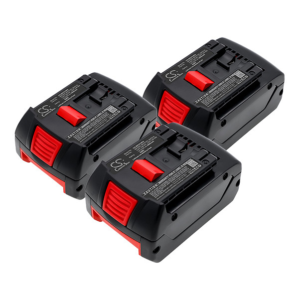 Starterset: 3x Bosch GBA 18V / 1600Z00037 accu's (18 V, 3.0 Ah, 123accu huismerk) ABO00498 - 1