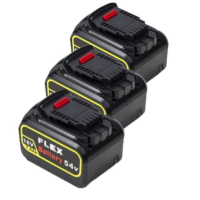 Starterset: 3x DeWalt DCB546-XJ / XR FlexVolt accu's (18V / 54V, 7.5 Ah, 123accu huismerk)  ADE01294