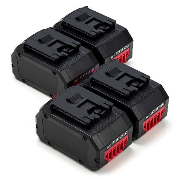 Starterset: 4x Bosch ProCORE 18 V accu's (18 V, 8.0 Ah, 123accu huismerk)  ABO00477 - 1