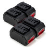 Starterset: 4x Bosch ProCORE 18 V accu's (18 V, 8.0 Ah, 123accu huismerk)