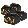 Starterset: 4x DeWalt DCB546-XJ / XR FlexVolt accu's (18V / 54V, 6.0Ah, 123accu huismerk)