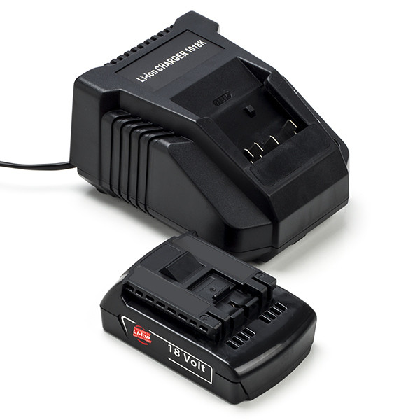 Starterset: Bosch GBA 18V / 1600Z00036 accu + lader (18 V, 2.0 Ah, 123accu huismerk)  ABO00445 - 1