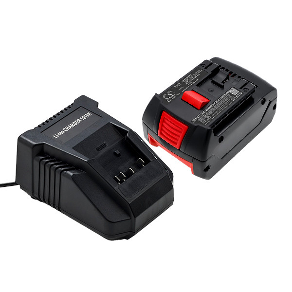 Starterset: Bosch GBA 18V / 1600Z00037 accu + lader (18 V, 3.0 Ah, 123accu huismerk) ABO00491 - 1