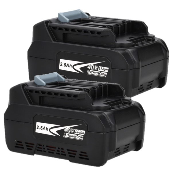 Startset: 2 stuks Makita BL4025 XGT / 40V Max / 191B36-3 accu (40 V, 2.5 Ah, 123accu huismerk) AMA00784 - 1