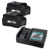 Startset: 2 stuks Makita BL4025 XGT / 40V Max / 191B36-3 accu's + oplader (40 V, 2.5 Ah, 123accu huismerk) AMA00885 - 1