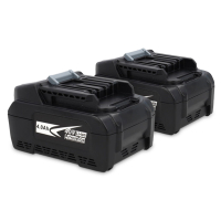 Startset: 2 stuks Makita BL4040 XGT / 40V Max / 191B26-6 accu's (40 V, 4.0 Ah, 123accu huismerk) AMA00766
