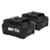 Startset: 2 stuks Makita BL4040 XGT / 40V Max / 191B26-6 accu's (40 V, 4.0 Ah, 123accu huismerk)