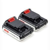 Startset: 2x Black+Decker BL1518-XJ / BL1518 accu (18 V, 1.5 Ah, 123accu huismerk)  ABL00424